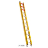 Bauer Ladder Fiberglass Extension Ladder, 375 lb Load Capacity 31528